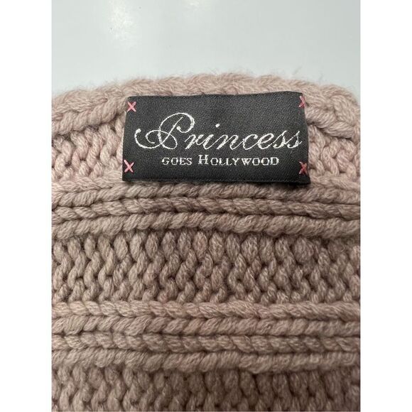 Rare Princess Goes Hollywood Women’s Color Block Wool Knit Scarf 8,5 X 75” - Picture 2 of 7